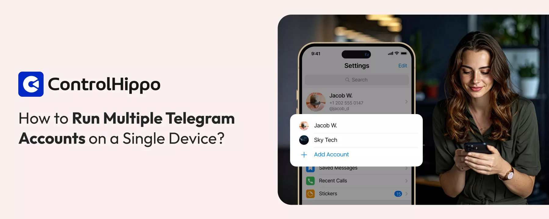 Use Multiple Telegram Accounts feature image Use Multiple Telegram Accounts feature image